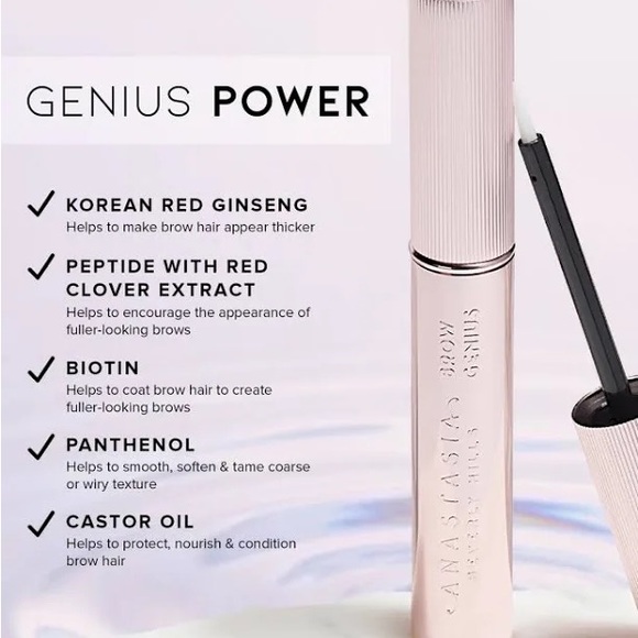Anastasia Beverly Hills Brow Genius Conditioning Brow Serum NEW Full Size - Picture 7 of 12
